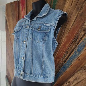 Vintage Bill Blass denim vest